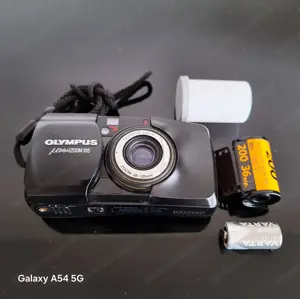 Olympus mju zoom 105 kult-retrokamera inkl. 36er film + neue batterie Bild 4