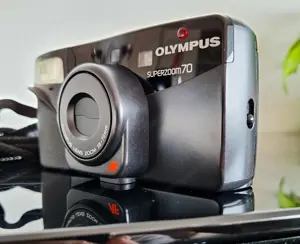 Olympus superzoom 70 inkl. 36er film + neue batterien Bild 3