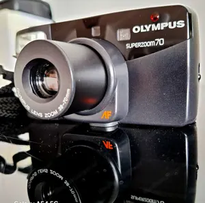 Olympus superzoom 70 inkl. 36er film + neue batterien Bild 4