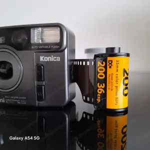 Konica big mini bm510z - retro analog - point & shoot kamera set Bild 2