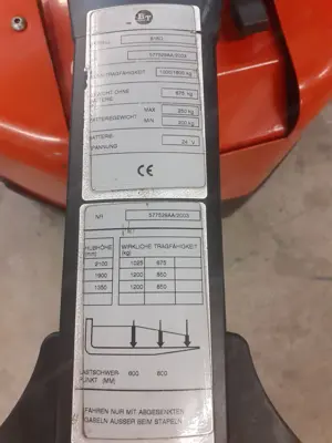 BT S16D Elektro Hochhubwagen Stapler mit Initialhub - Batterie getauscht! Bild 5