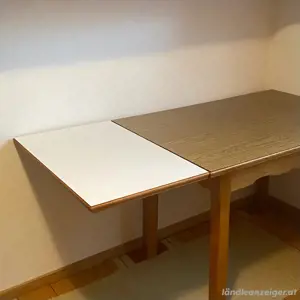 Küchentisch mit Verlängerung aus Holz Bild 2
