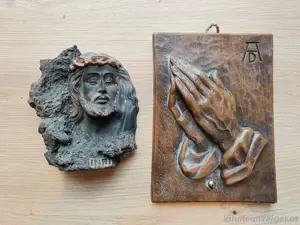 Jesus- und Gebetsabbilung zu verschenken