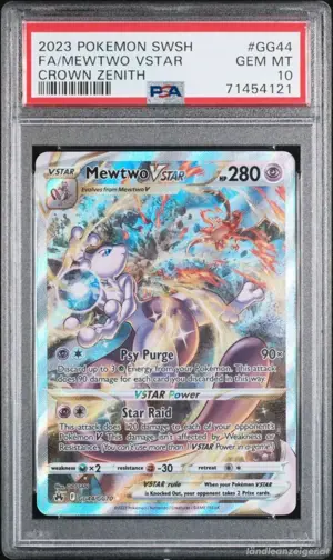 Pokemon Mewtwo Vmax Holo PSA 
