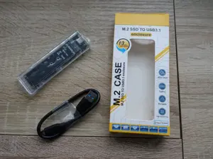 Externes Gehäuse für M.2 NGFF Festplatte SATA SSD USB C M2 NEU