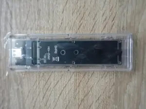 Externes Gehäuse für M.2 NGFF Festplatte SATA SSD USB C M2 NEU Bild 2
