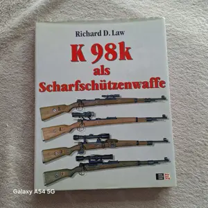 K 98k als scharfschützenwaffe- sachbuch-rarität  von richard d.  law 