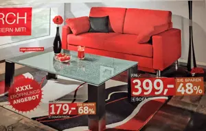 Couchtisch, "crushed ice" Optik Bild 2