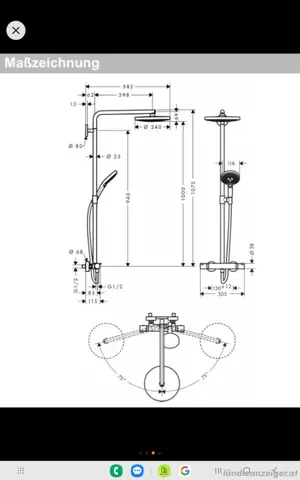 Hansgrohe Showerpipe NEU...weit unter NP Bild 3