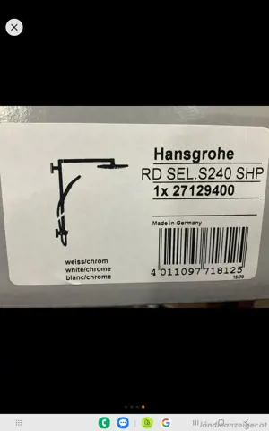 Hansgrohe Showerpipe NEU...weit unter NP Bild 5