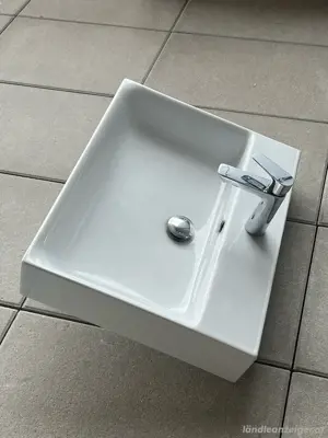 waschbecken amatur badezimmer brunnen wasserhahn becken renovieren   Bild 2