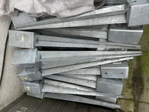 Einschlagbodenhülse - 75cm 9,1*9,1cm Bild 2