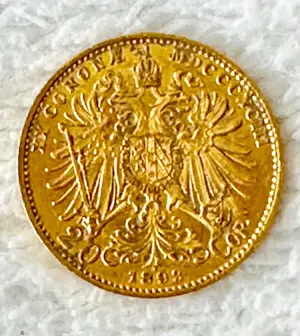 Original 20 Kronen Goldmünze aus dem Kaiserreich 1893 Bild 2