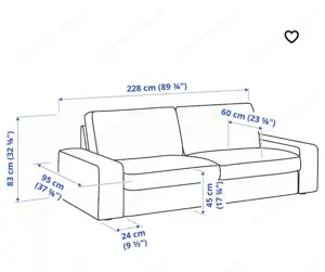 Sofa mit Hocker Bild 2