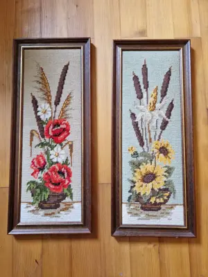 Strickbilder Blumen 