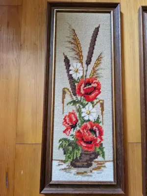 Strickbilder Blumen  Bild 2