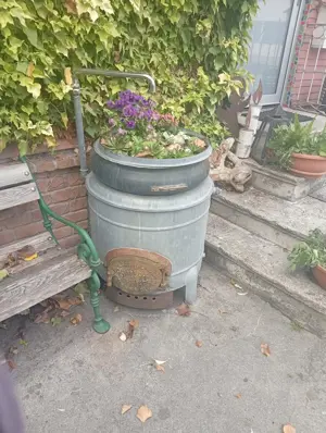 Waschküchenofen zum Dekorieren