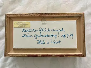 kleines Bild "Kirschen" Öl auf Karton Bild 3