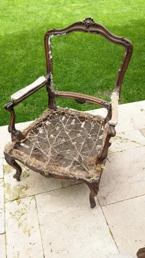Original Wohnzimmergarnitur Louis XVI Stil   Bild 6
