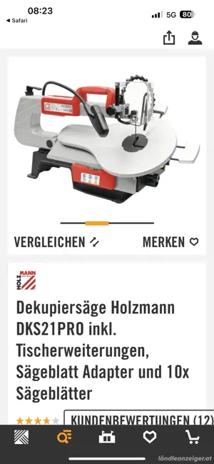 Dekupiersäge Holzmann neu Bild 3