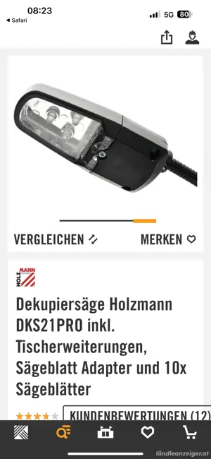 Dekupiersäge Holzmann neu Bild 2