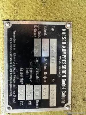 kaeser kompressor zu verkaufen Bild 2