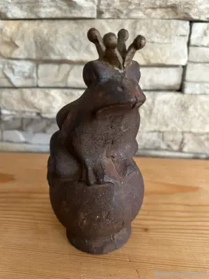 Vintage Froschkönig Gusseisen