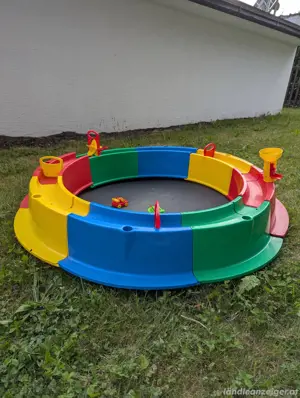 Sandkasten Kunststoff Wasserbahn  Bild 3