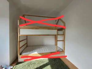 2x Ikea Kura Kinderbett, 90x200cm 