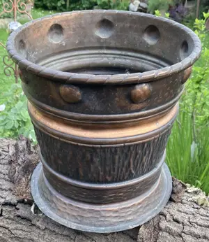Blumenübertopf Kupfer