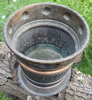 Blumenübertopf Kupfer Bild 2