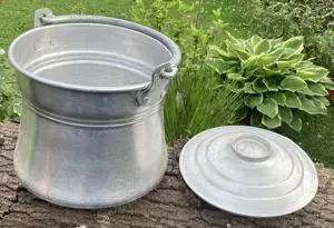 Kochkessel mit Deckel Alu Bild 2