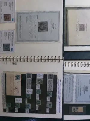 Kostbare Briefmarkensammlung Bayern 1849 - 1920