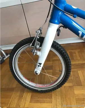 Woom 2 Kinderfahrrad 14 blau Bild 5
