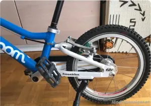 Woom 2 Kinderfahrrad 14 blau Bild 3