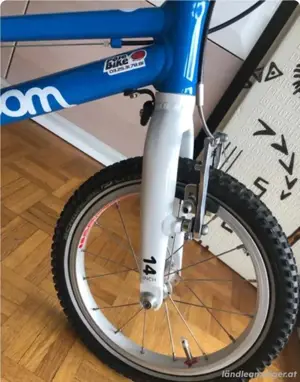 Woom 2 Kinderfahrrad 14 blau Bild 4