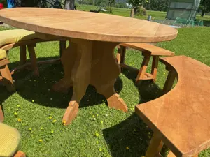 5-teilige Garten-Sitzgarnitur Buche Bild 2
