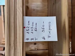 Fichtenholz Wäscheschrank Bild 3