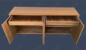 Sideboard vintage  Nussholz mit Innenschubladen. 2-türig Bild 2