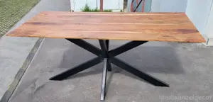 Massivholz Esstisch Akazie 180cm x 90cm. Bild 3