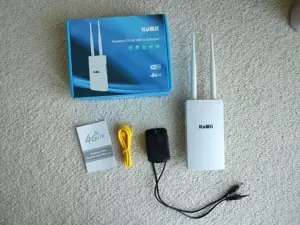 Outdoor Router neuwertig LTE 4G Sim KuWFi  WLAN-Router WiFi