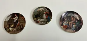 3 Sammelteller Keramik "Ankers Erbe" Langenthal, Schweiz