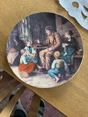 3 Sammelteller Keramik "Ankers Erbe" Langenthal, Schweiz Bild 2