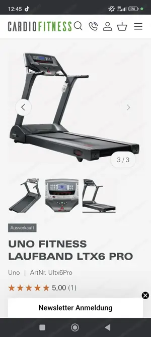Laufband zu verschenken 