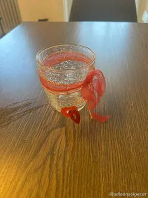 Glasbehälter für Teelicht oder kleine Pflanze