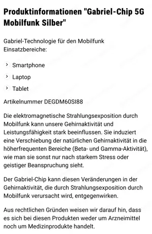 Gabriel -Chip für 5G Mobilfunk, silber Bild 3