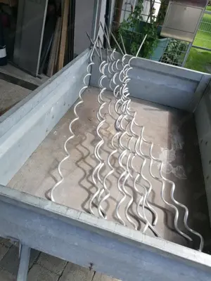 Rankhilfe, spiralstab für Tomaten.  Bild 3