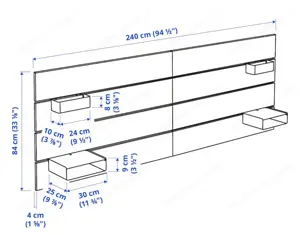 Ikea Nordli Bettgestell mit Schubladen 160x200 Bild 8