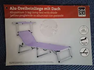 Liege - Alu Dreibein mit Dach