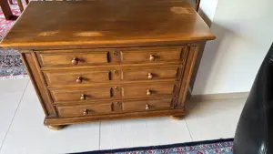 Schubladenkommode Eiche massiv